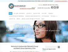 Tablet Screenshot of harboursideoptometry.com